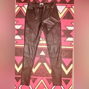 Fashion Nova vegan leather leggings